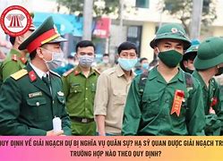 Ngạch Dự Bị Nghĩa Vụ Quân Sự La Gì