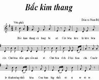 Nốt Nhạc Bài Bắc Kim Thang Kèn Phím